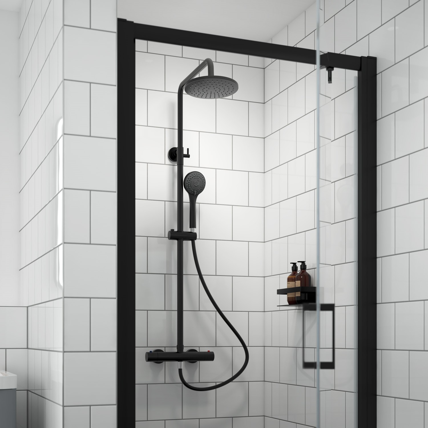 Complete Round Shower Kits Nuie Bathrooms