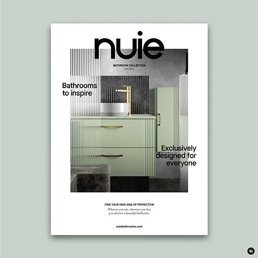 Nuie June 2022 new brochure launch, introducing Fluted Deco Furniture