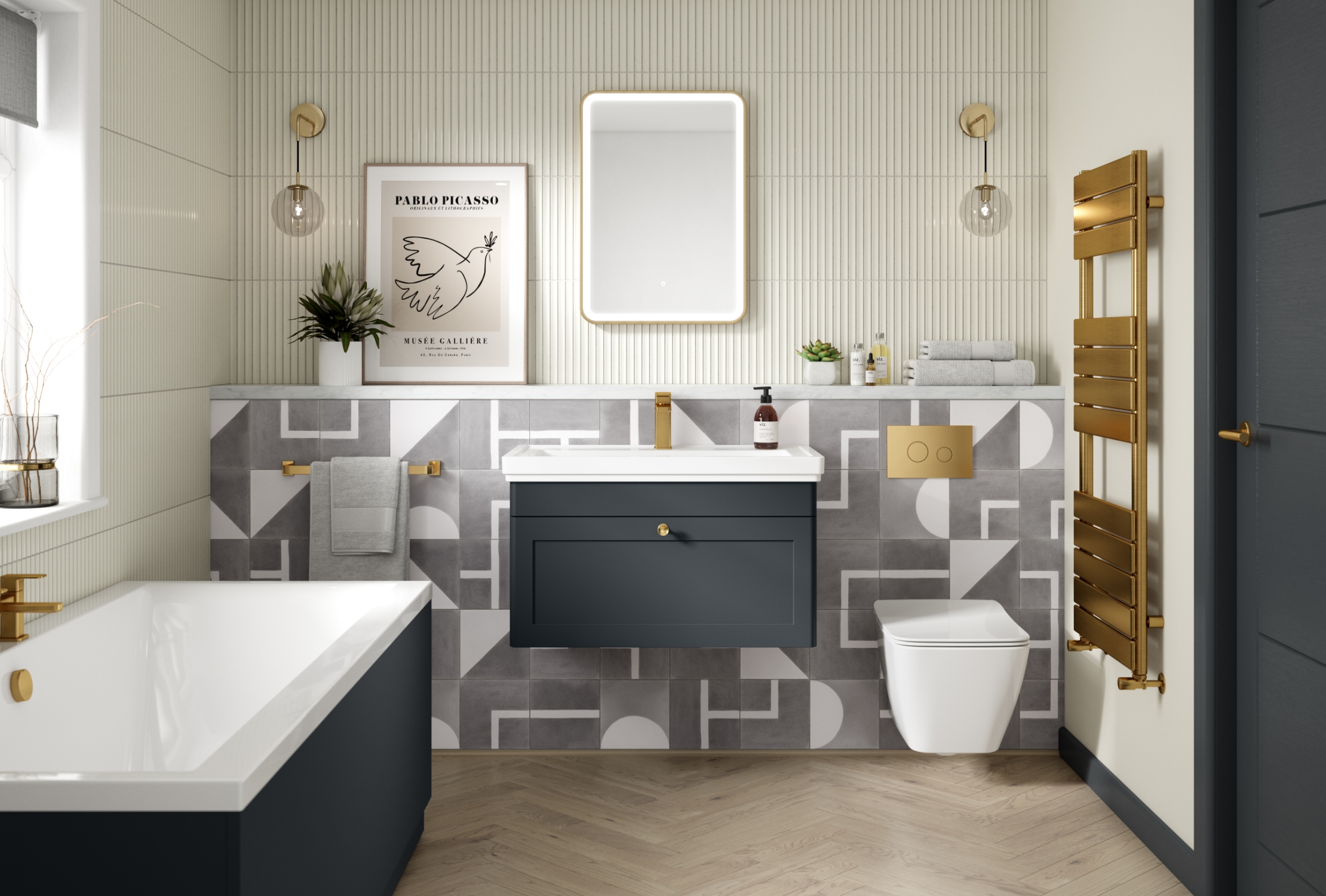 Classique Bathroom Furniture in Anthracite